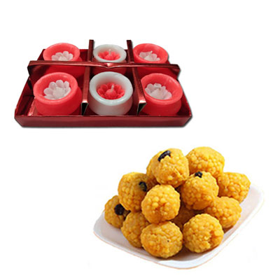 "Sweets and Diyas - code 13 - Click here to View more details about this Product